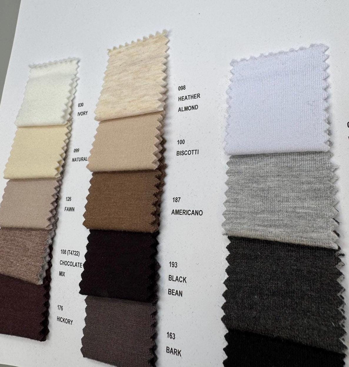 Soft Bamboo Cotton Stretch Fleece Fabric: OEKO-TEX® Certified, 60" Wide