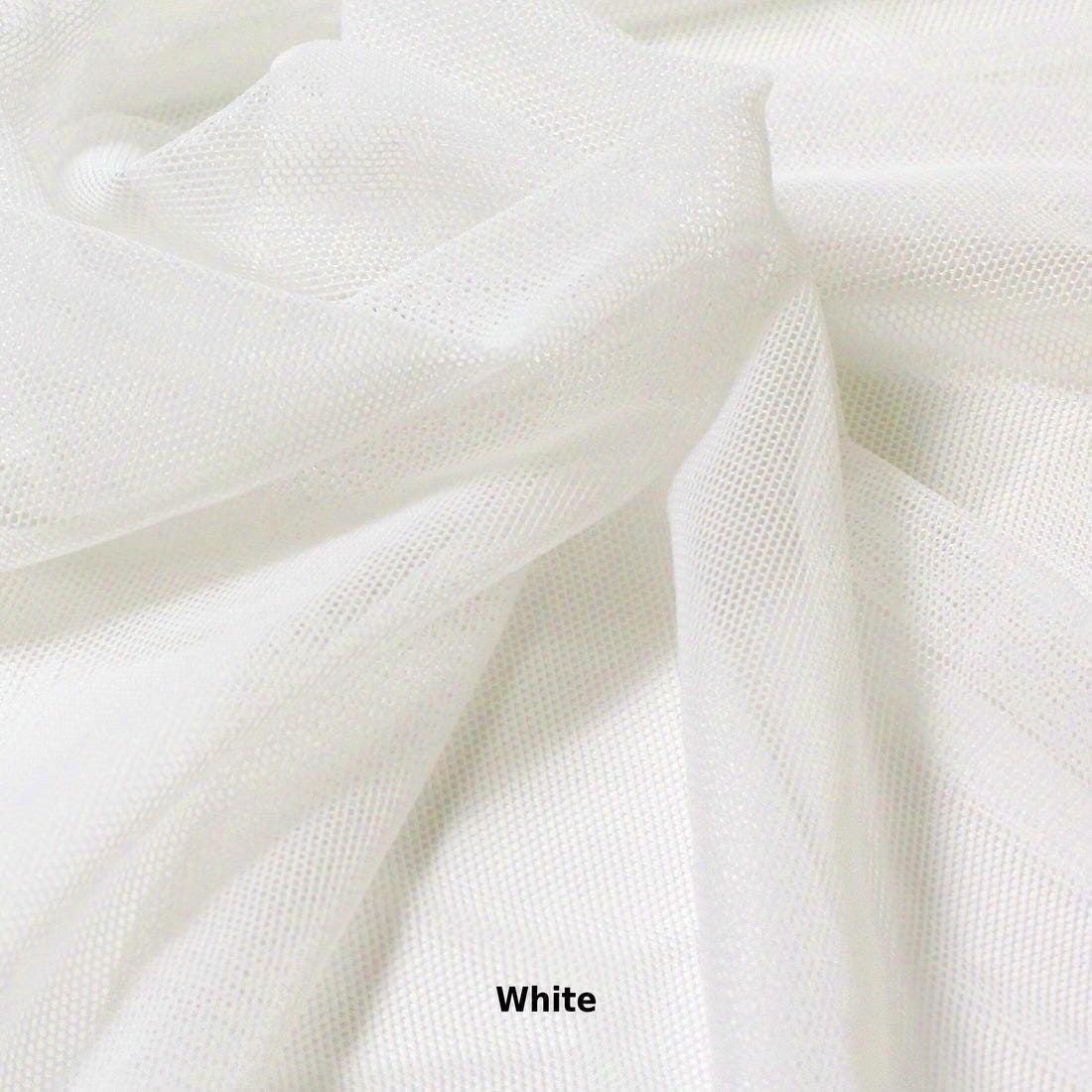 Stretch MeshFabric by Yard | Recycled Polyester Spandex| Lightweight Breathable Mesh |