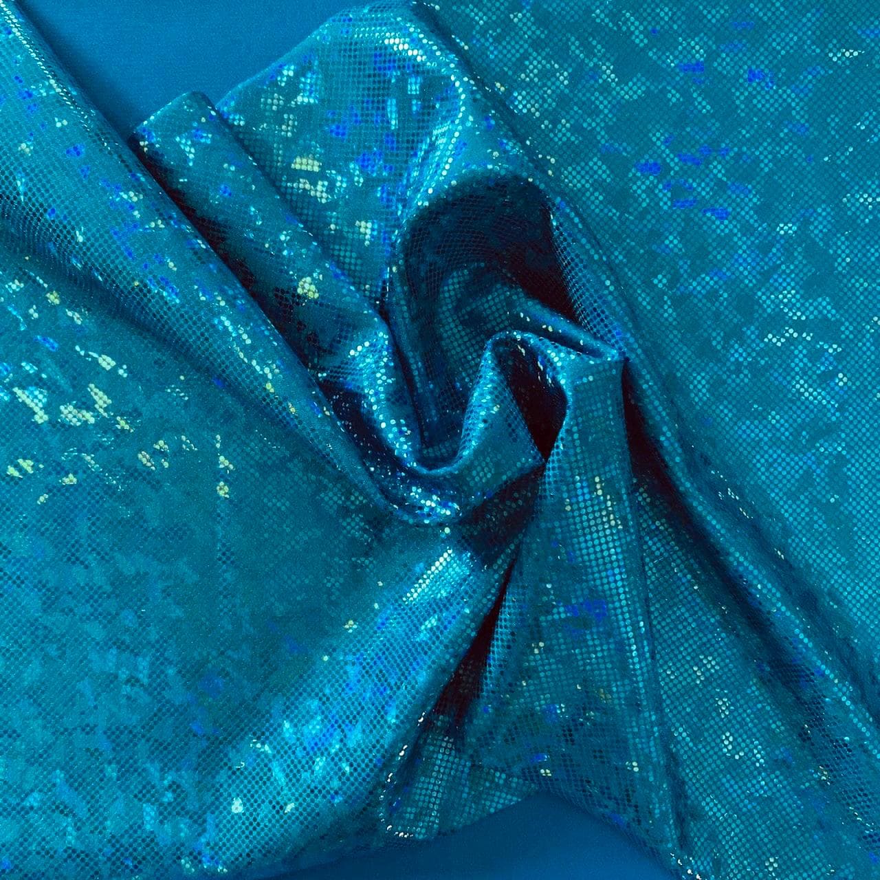 Holographic Shatter Glass Spandex Fabric - 60" Wide - Dance, Swim, Costume