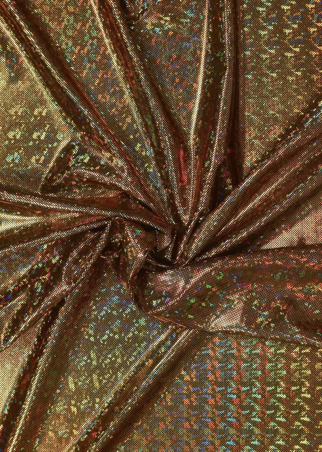 Holographic Shatter Glass Spandex Fabric - 60" Wide - Dance, Swim, Costume
