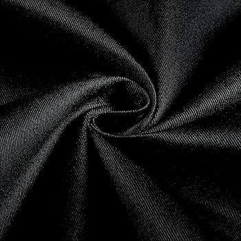 Black and White Twill Fabric: 65/35 Poly-Cotton Blend, 57" Wide