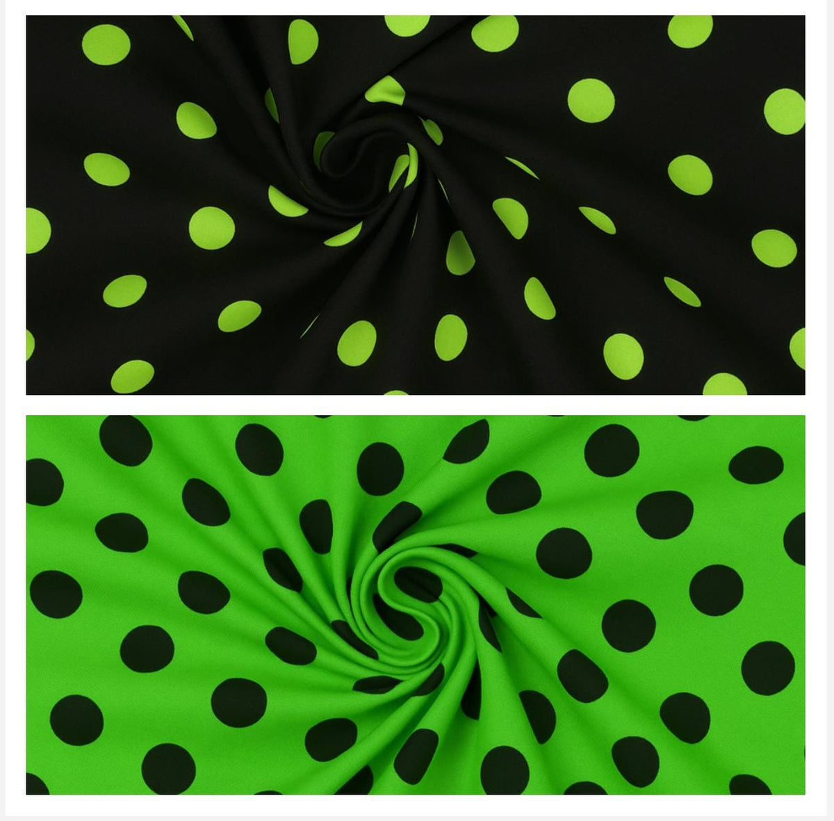 Polka Dot Lycra Spandex Fabric: 4-Way Stretch Dancewear Costume Fabric