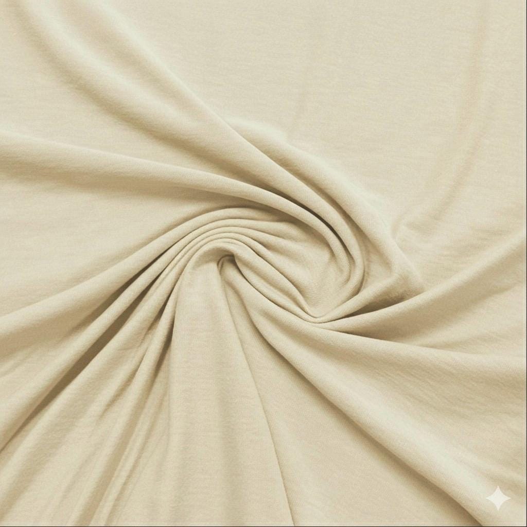 Lyocell Organic Cotton Jersey Knit Fabric | 65" Wide, 160 GSM