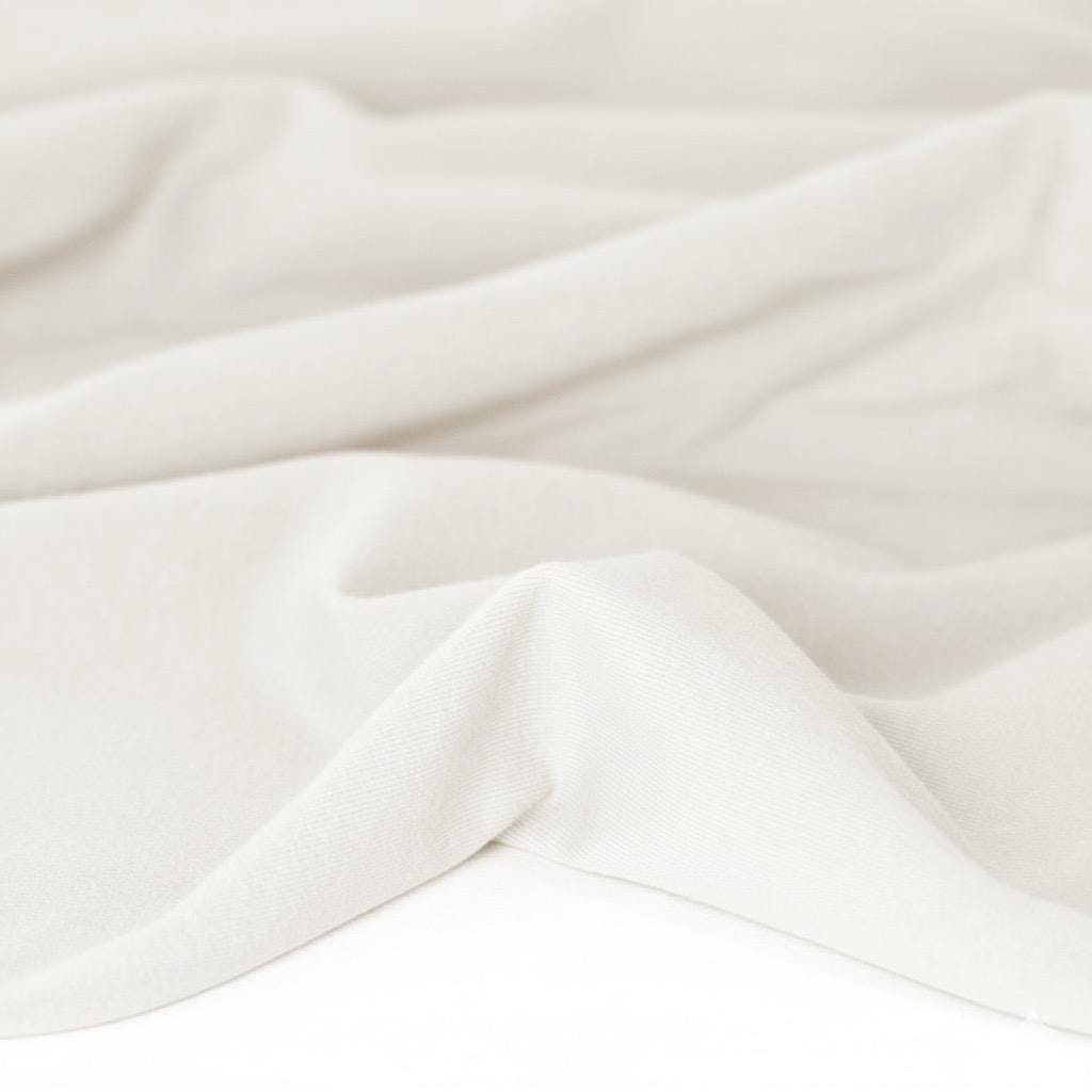 Organic Cotton Spandex Jersey Knit Fabric | Heavy Weight 300gsm, 4-Way Stretch