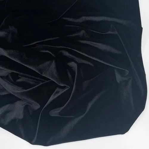 Stretch Velvet Fabric - Polyester Spandex Blend, Apparel & Costume Sewing, Sold by the Metre