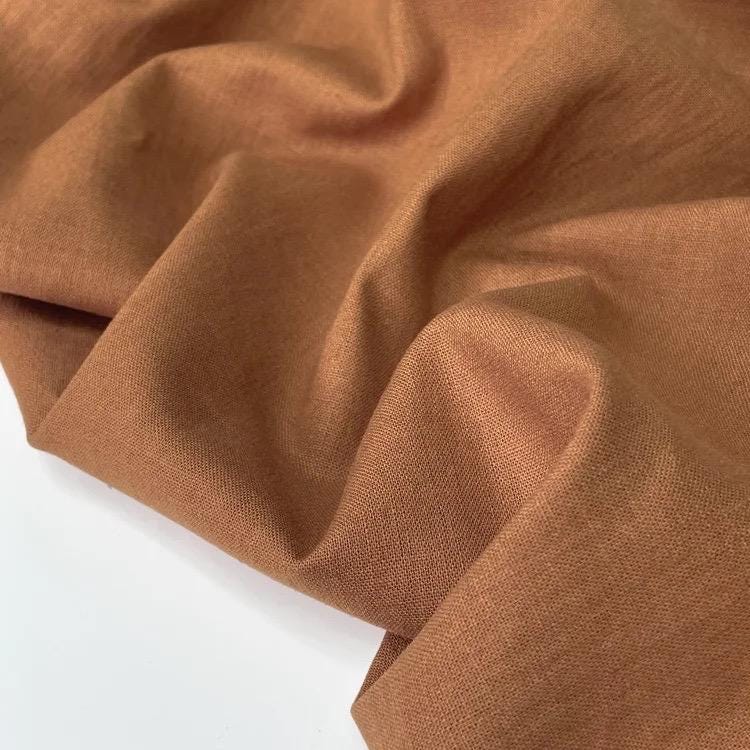 Amalfi Washed Linen Cotton Blend Fabric: Breathable Apparel Textile, 175 GSM Sustainable Weave