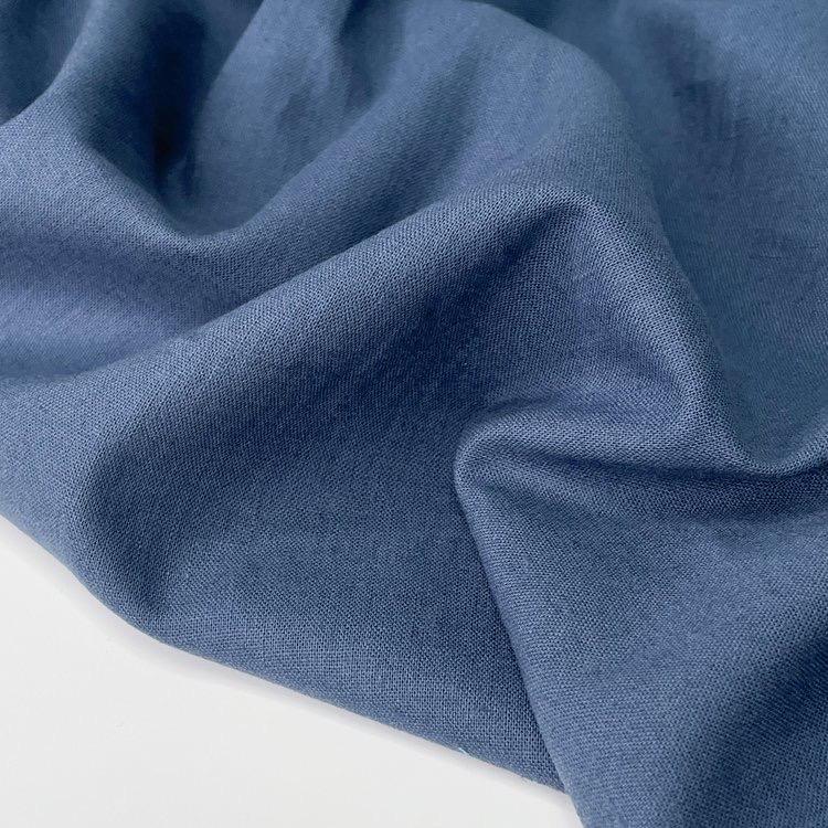 Amalfi Washed Linen Cotton Blend Fabric: Breathable Apparel Textile, 175 GSM Sustainable Weave