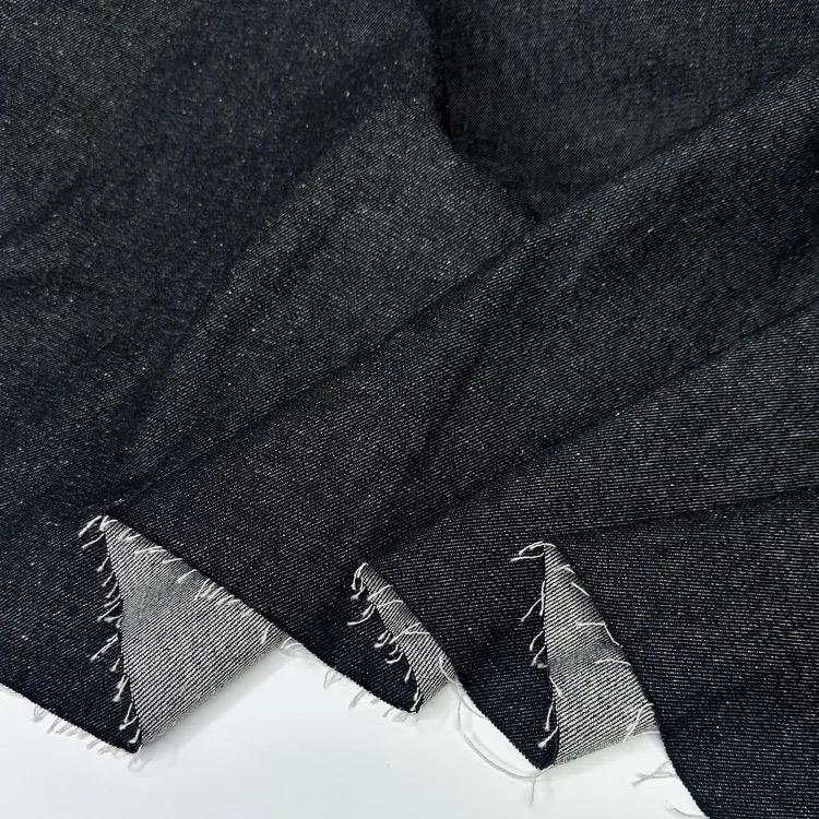 Heavyweight 14oz Denim Fabric | Black & Indigo Cotton, Wide Width
