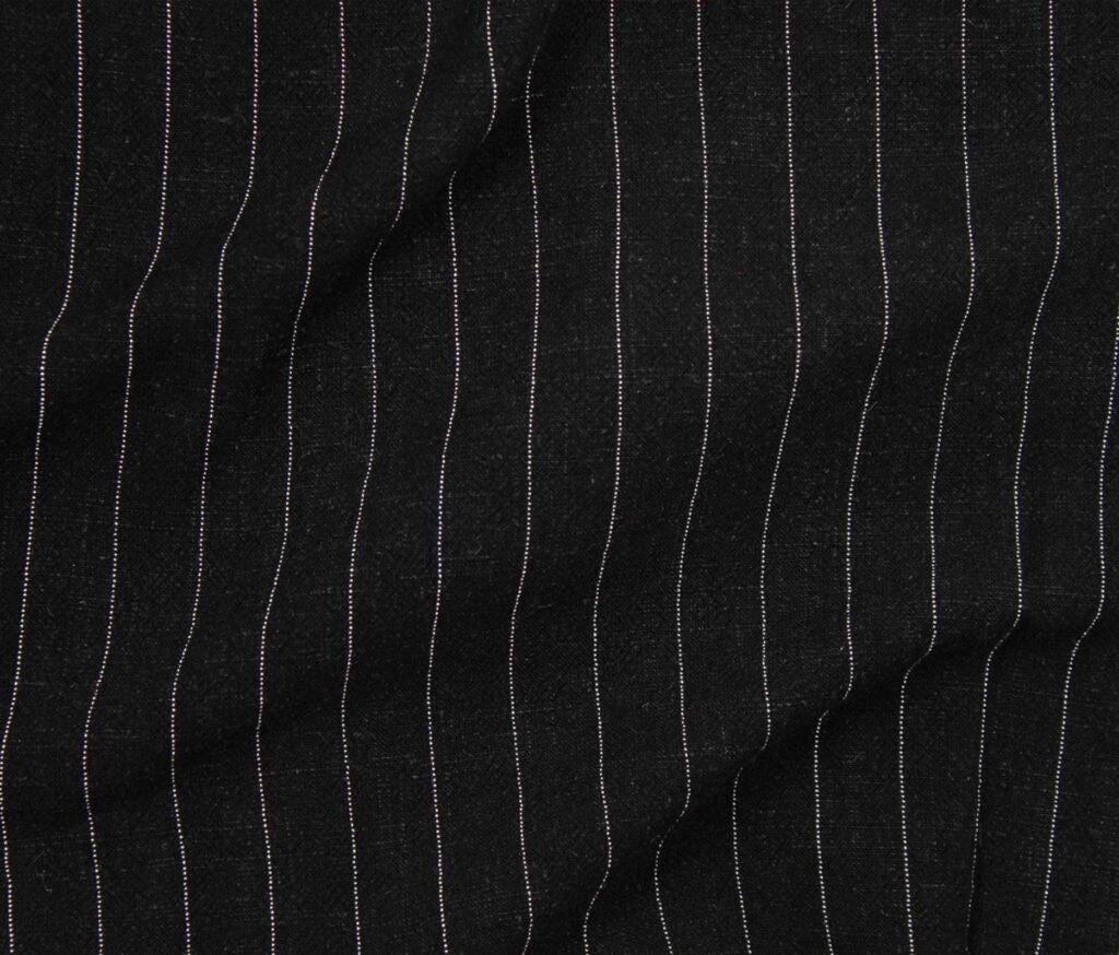 Serica Noil Stripe Fabric - Rayon Linen Blend Pinstripe Apparel Textile