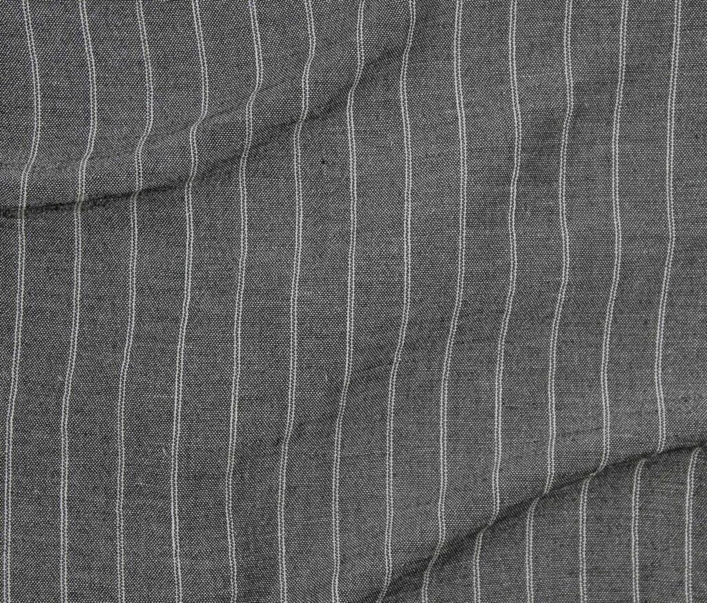 Nayeli Stripe Linen Look Fabric - Lightweight Polyester Textile for Summer Apparel