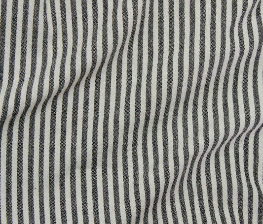 Azari Organic Cotton Yarn Dyed Stripe Fabric - Midweight Apparel Textile