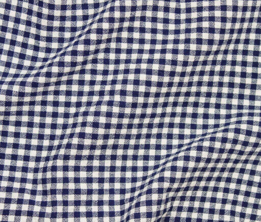 Nikolai Organic Cotton Check Fabric - Yarn Dyed Green Ivory Plaid - Sustainable Apparel
