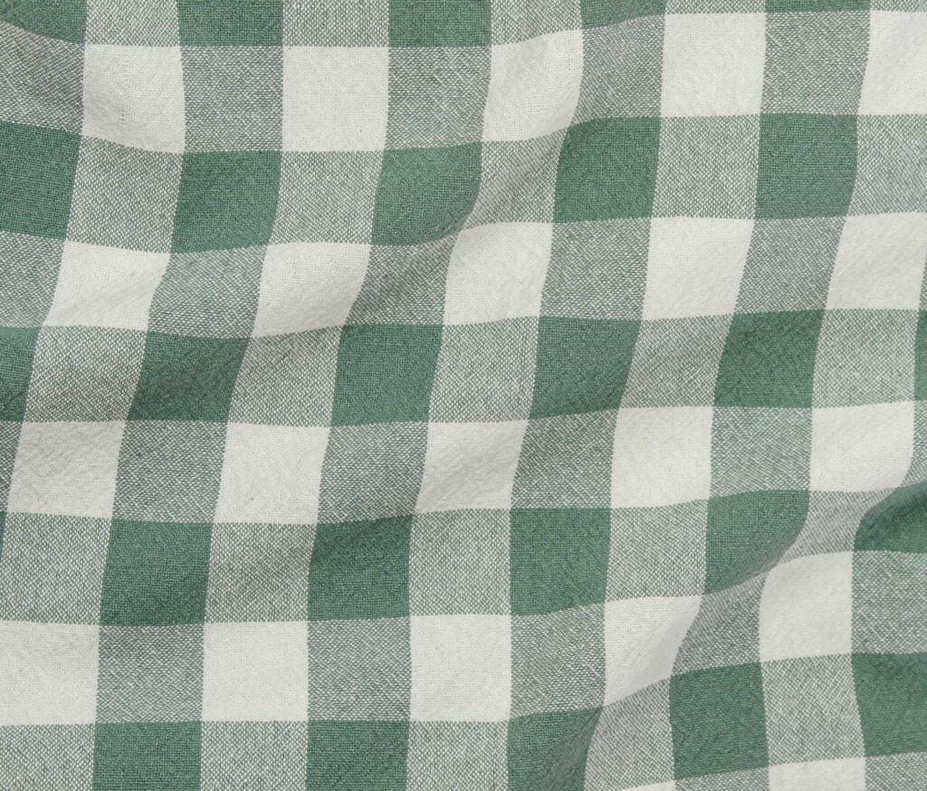 Caspian Organic Yarn-Dyed Cotton Plaid Fabric - Apparel & Home Textile (5 Metre Minimum)