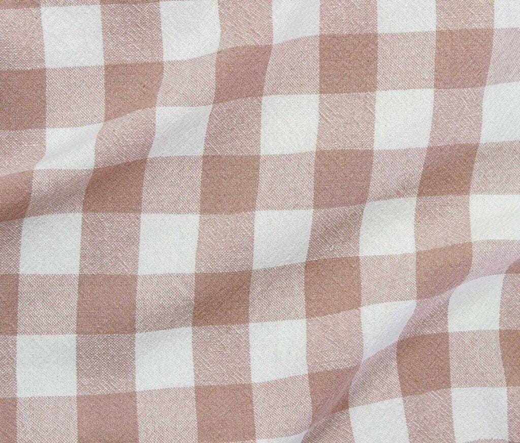 Caspian Organic Yarn-Dyed Cotton Plaid Fabric - Apparel & Home Textile (5 Metre Minimum)