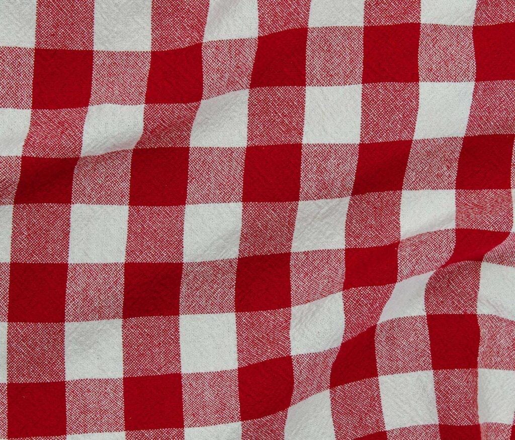 Caspian Organic Yarn-Dyed Cotton Plaid Fabric - Apparel & Home Textile (5 Metre Minimum)