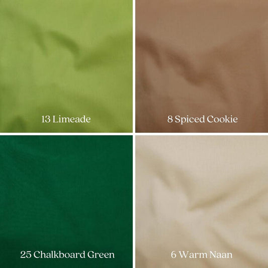 Atlas Linen Rayon Blend Fabric - Lightweight Apparel Textile, 41 Colours