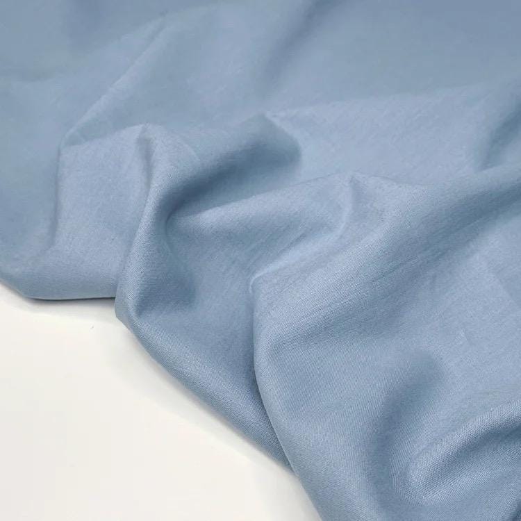 Amalfi Washed Linen Cotton Blend Fabric: Breathable Apparel Textile, 175 GSM Sustainable Weave