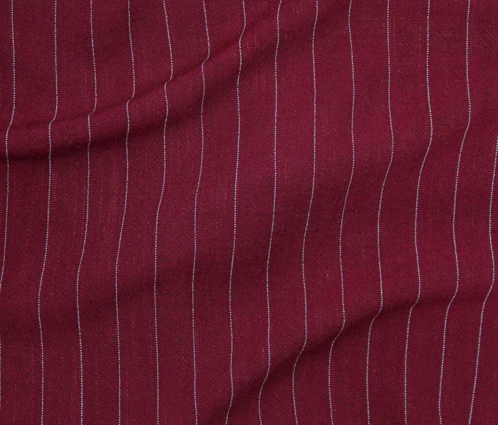 Serica Noil Stripe Fabric - Rayon Linen Blend Pinstripe Apparel Textile