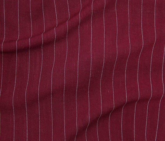 Serica Noil Stripe Fabric - Rayon Linen Blend Pinstripe Apparel Textile