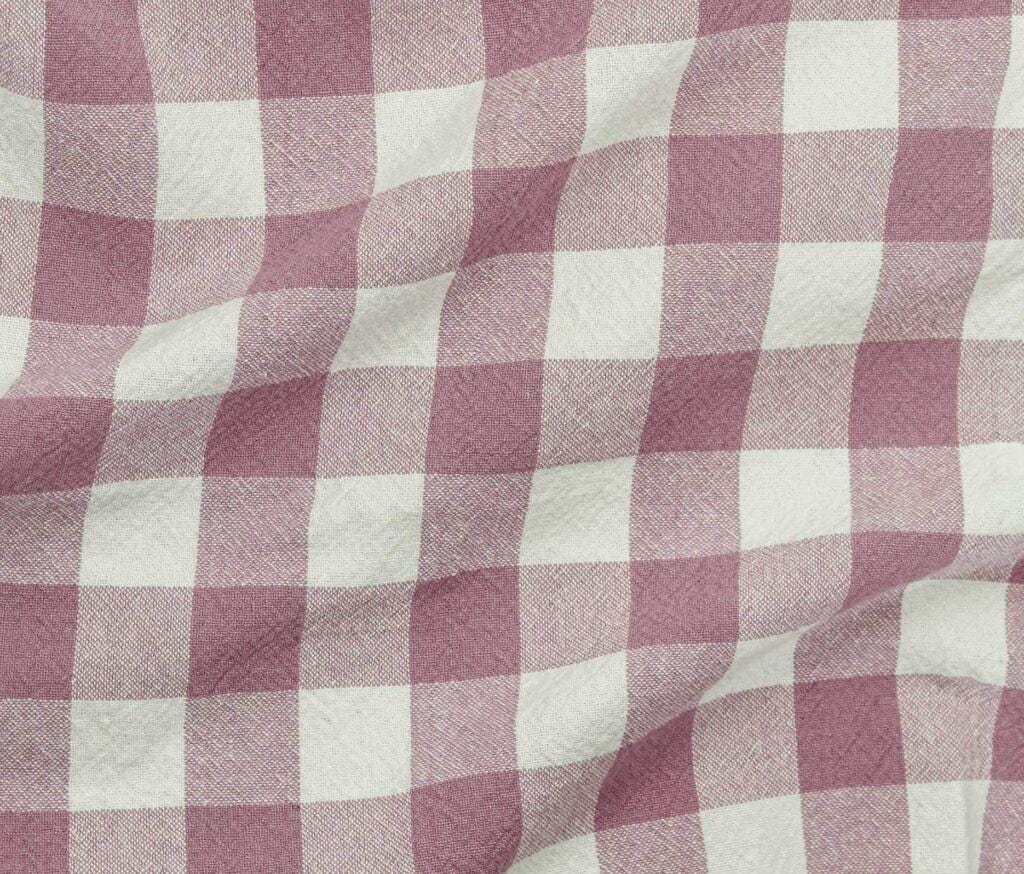 Caspian Organic Yarn-Dyed Cotton Plaid Fabric - Apparel & Home Textile (5 Metre Minimum)