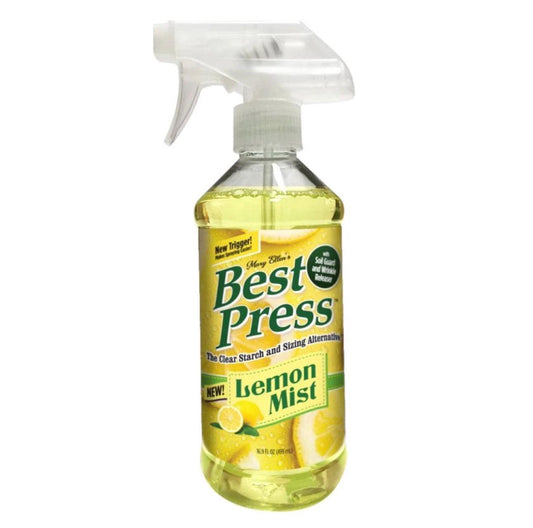 Mary Ellen's Press Fabric Spray - Starch Alternative for Quilting & Sewing (Lemon Mist)