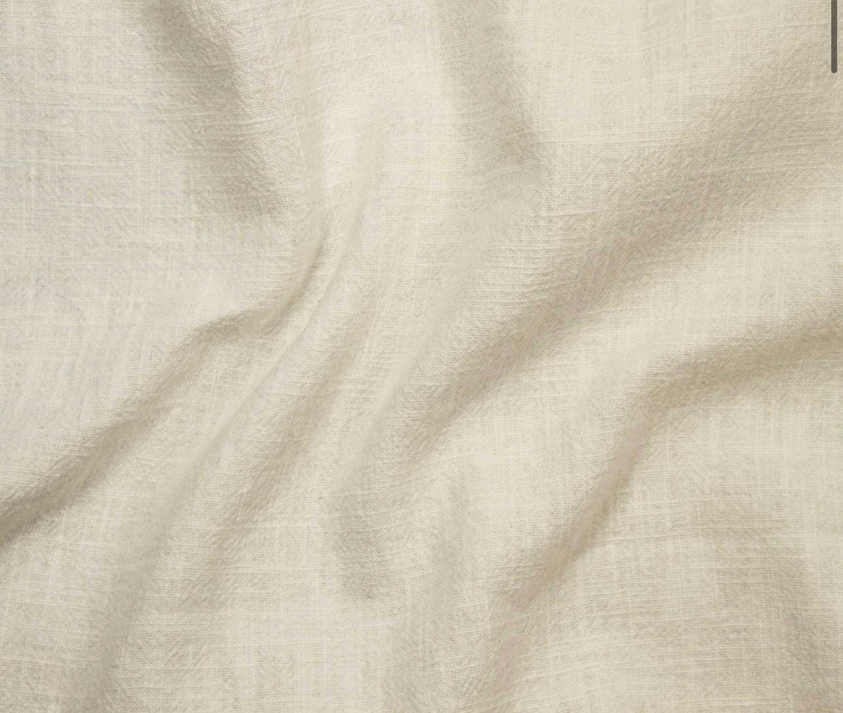 Stone Washed Ramie Fabric By The Meter | 240gsm Natural Fiber
